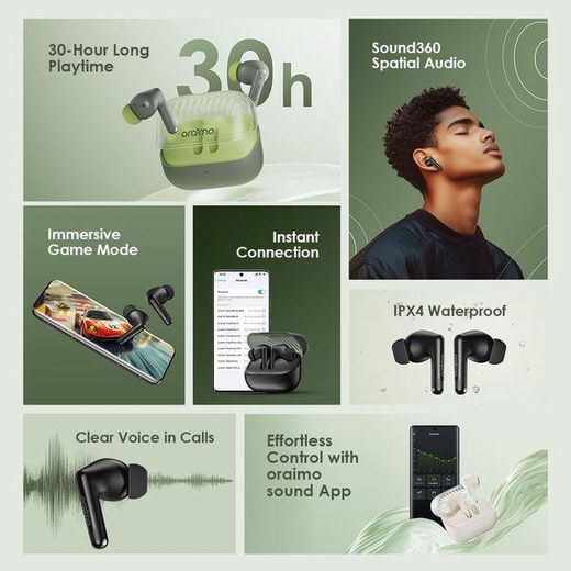 Oraimo SpaceBuds Neo True Wireless Spatial Earbuds - image 2