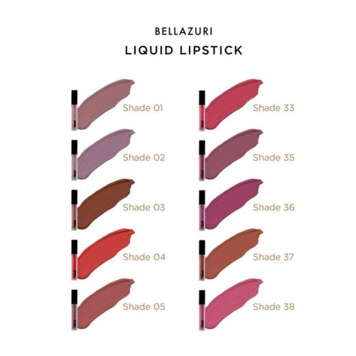 BELLAZURI Matte Liquid Lipstick Shade 03 – Bold Colour, 16HR Long Wear, Soft Finish - image 3