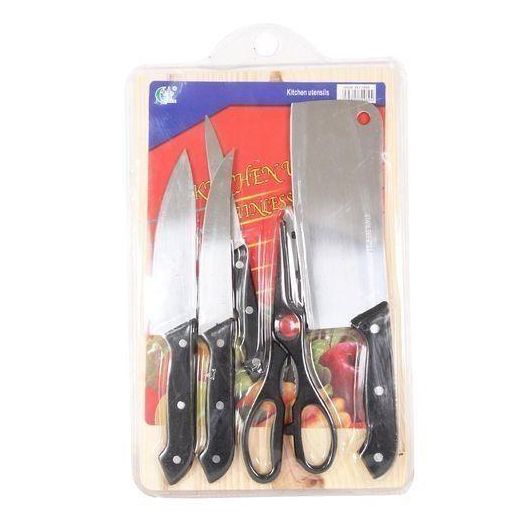 5-Piece Kitchen Cutting Tools Set – Black