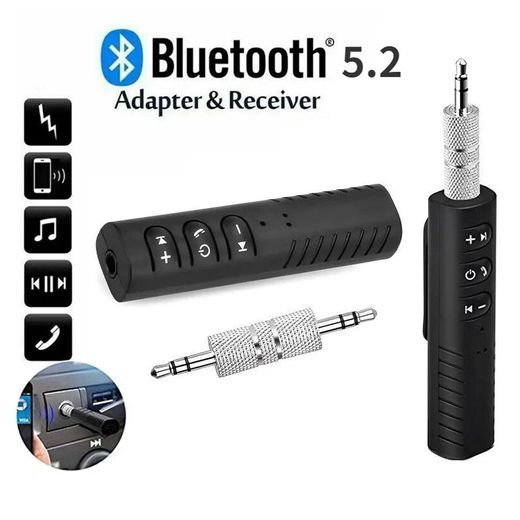 Generic BT 450 Wireless Bluetooth Receiver For Car Speakers Home Theaters - Black - image 2