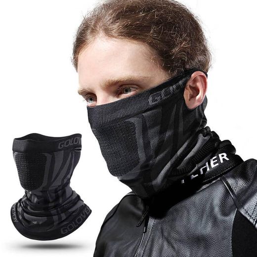 Generic Cycling mask and neck brace, breathable ear loop balaclava, ski mask