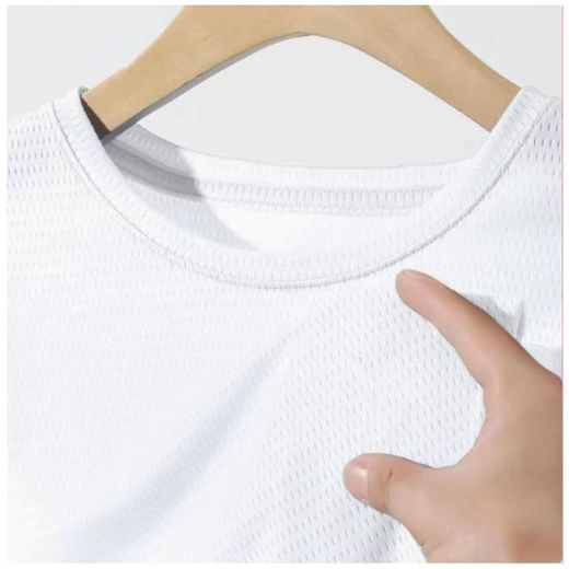 Fashion 3-in-1 Pro-Active Breathable Plain White Sports Jersey – Quick-Dry Activewear Tee - image 2