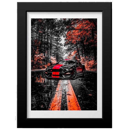 Generic 12 by 16 Size Photo chip board Frame/Picture Frame - 12mm X 16mm -Black(CAR)