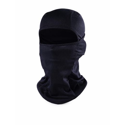 Breathable Full Face Balaclava Mask - Dust & Wind Protection - Tactical Neck Gaiter - Black
