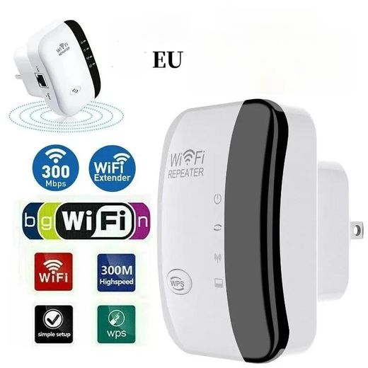 Generic 300m Wifi Repeater Wireless Signal Amplifier Extended Network Enhancer Home Router