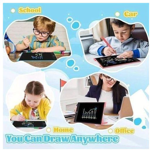 Generic 8.5Inches LCD Kids Writing Tablet - Red - image 3