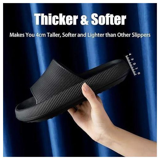 Fashion Men's Slippers, Home Shoes, Non-slip Bathroom Slippers - image 3
