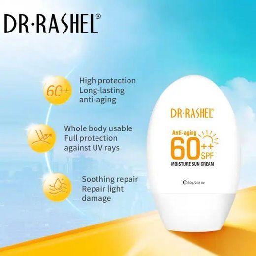 Dr. Rashel Anti-aging & Moisture Sun Cream SPF 60++ UV Screen - image 2