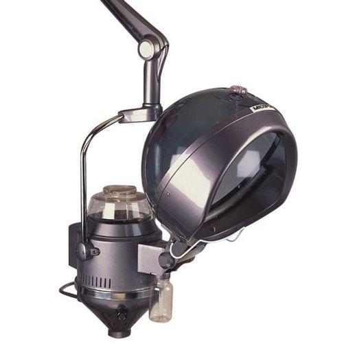 Generic Hair Steamer w/ Wall Arm - Black