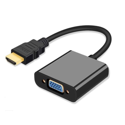 HDMI Male to VGA Female Adapter - Black