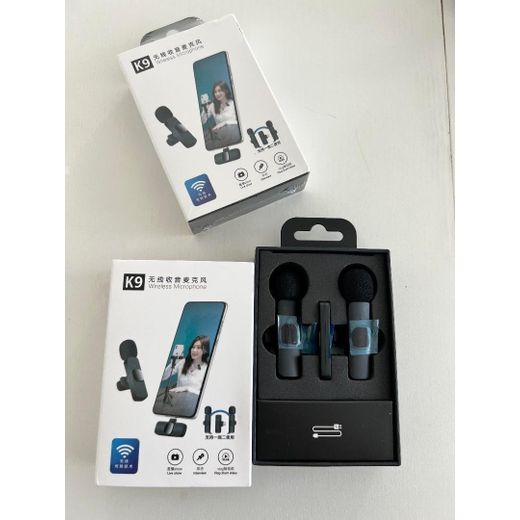 K9 Dual Wireless Lavalier Microphone Set - Black - image 4