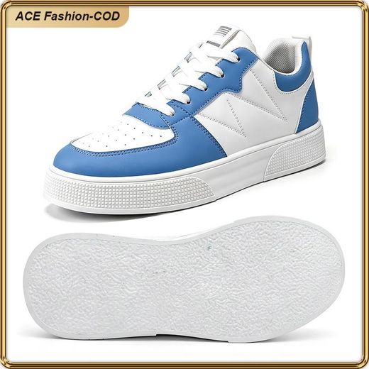 ASHION Big Size 39‑48 Men's Low‑Top Fashion Sneakers, Casual Skateboard Shoes, Comfort Non‑Slip Daily Outdoor Walking Shoes - image 4