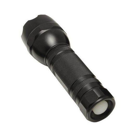 Generic Aluminium LED Torch Flashlight – Bright 9-LED Outdoor Torch, Uses 3 × AAA Batteries, Compact & Durable – For Dumsor, Security, Camping & Emergency – Black - image 4