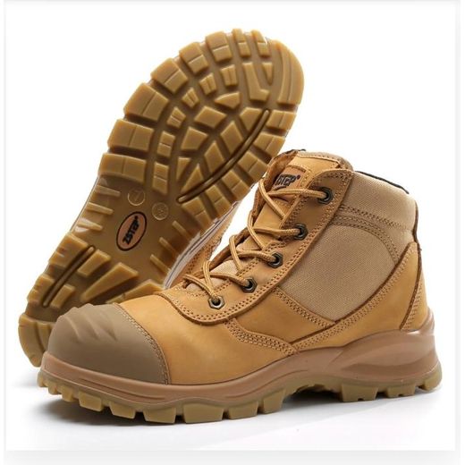 ZSTEP Industrial Construction Safety Work Shoes Nubuck Leather with Steel Toe Style Composite Toe Boot - image 2