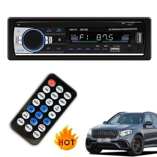 Generic Universal Car Radio Support AUX/BTUSB/FM/SD Card Playback Remote Control MP3 Player - image 2