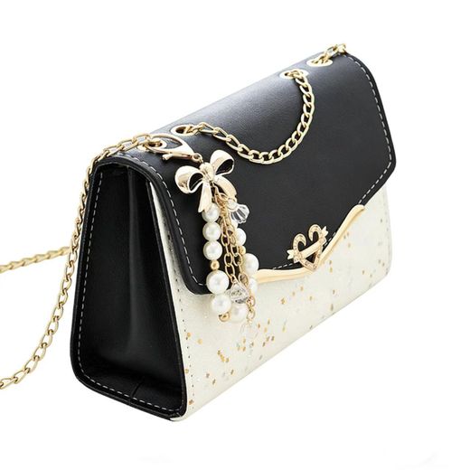 Fashion New Fashionable and Exquisite Women's Crossbody Bag Luxury-Feel Handbag - Black - image 2