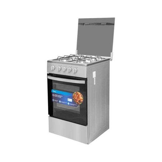 Midea SP5055T082-S Gas Cooker - 4 Burner with Oven - 50x50cm Silver - image 2