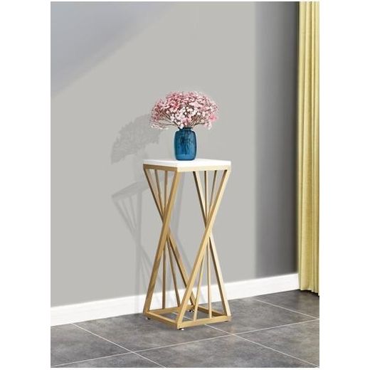 White Label Elegant Design Panel Vase Rack With Sturdy Construction & Stylish (L11.8 x W11.8 x H31.5)"