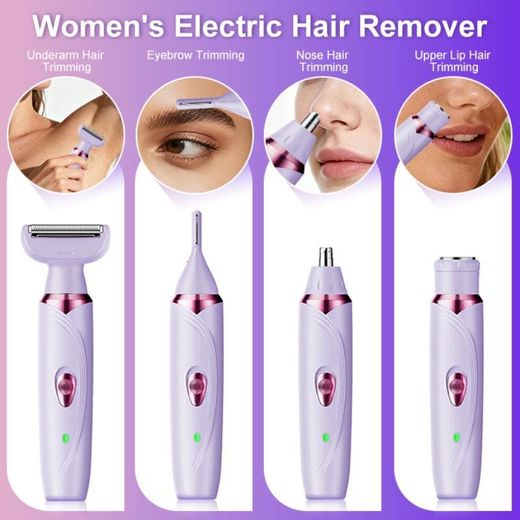 Generic Women's Multifunctional Personal Care Shaver Set,USB Rechargeable & Portable - image 2