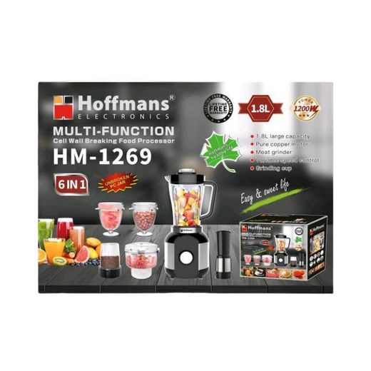 Hoffmans HM-1269 1200W High Power Home Kitchen Blender 1.8L PC Jar Multi-purpose Food Processor Smoothie Maker Mixer Machine - image 2