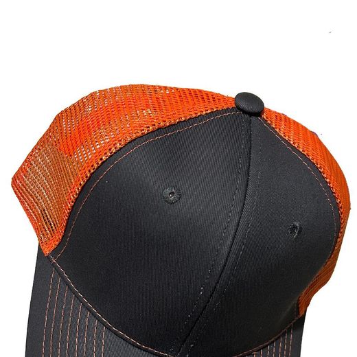 Fashion Baseball cap outdoor solid color reflective sun visor cap for men and women, casual, sun protection, breathable mesh hat ---- orange - image 3