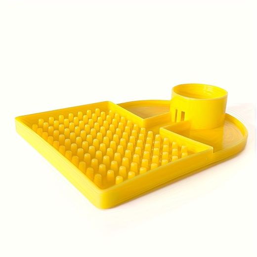 Generic Set of 4 Plastic Bee Water Feeders - Beekeeping Watering Devices. Fits 30mm Mineral Water Bottle Openings, Providing a Spacious Feeding Area for Bees. - image 4