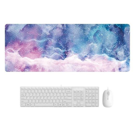 Generic Marbling Wear-Resistant Rubber Mouse Pad-300x800x2mm - image 2