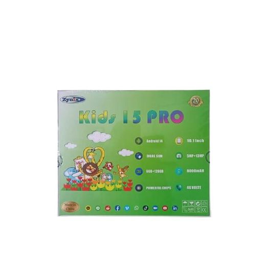 Zynix Kids 15 Pro Tablet – 10.1" HD Screen – 128GB ROM 6GB RAM – Blue - image 3
