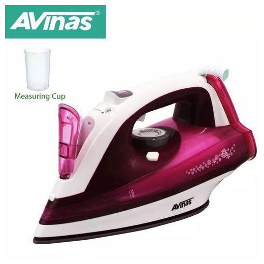 Avinas 3000W - Powerful Nonstick High Quality Steam Iron - Pink/White