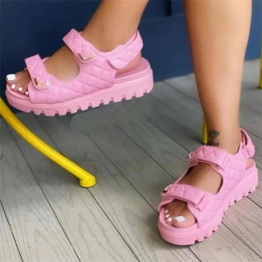 Ladies Thick Soled Platform Sandals
