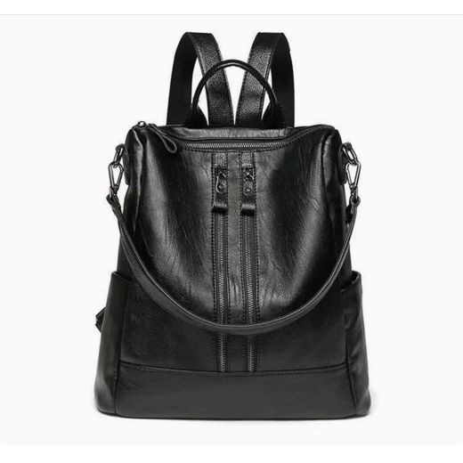 Fashion Women Soft Leather Backpack Large Capacity Shoulder Bags