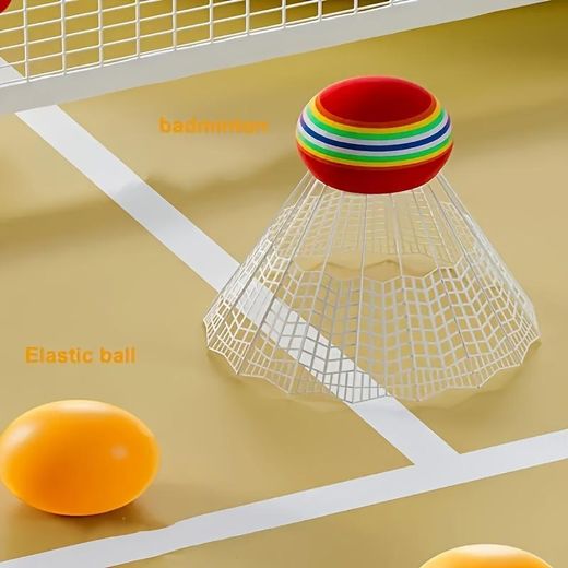 Generic Badminton Racket and Shuttlecock Set – Indoor and Outdoor Sports Equipment, Ideal as an Educational and Fun Gift - image 2