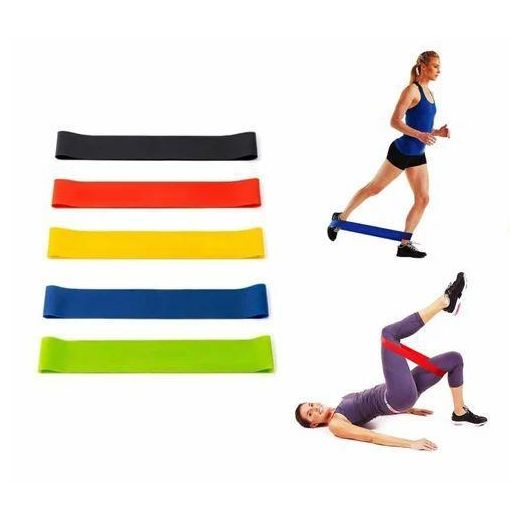 Generic 5 Pieces Exercise Resistance Belt Multicolour