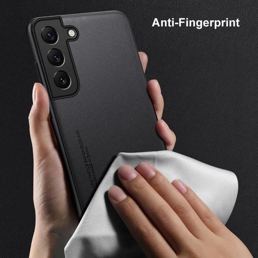 Generic Luxury Leather Case For Samsung Galaxy S22 Back Cover Silicone Protection Phone Case For Samsung S22 - image 2
