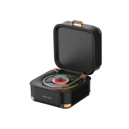 Green Lion Gramo Vinyl Wireless Speaker – Black