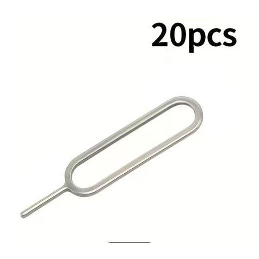 Generic SIM Card Tray Holder Eject Pin Key Tool for iPhone, Galaxy, Huawei, Xiaomi, HTC and Other Smart Phones- 20 pieces