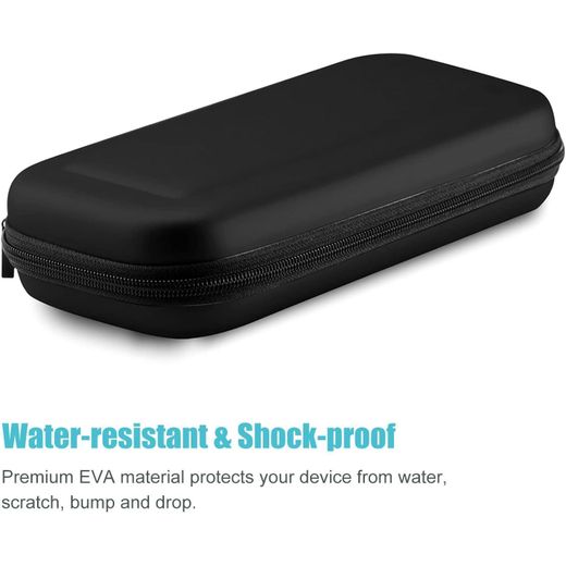 Flushrenic switch bag,Carry Case Compatible with Nintendo Switch and New Switch OLED Console -Protective Hard Portable Travel Carry Case Shell Pouch with Pockets for Accessories and Games - image 2