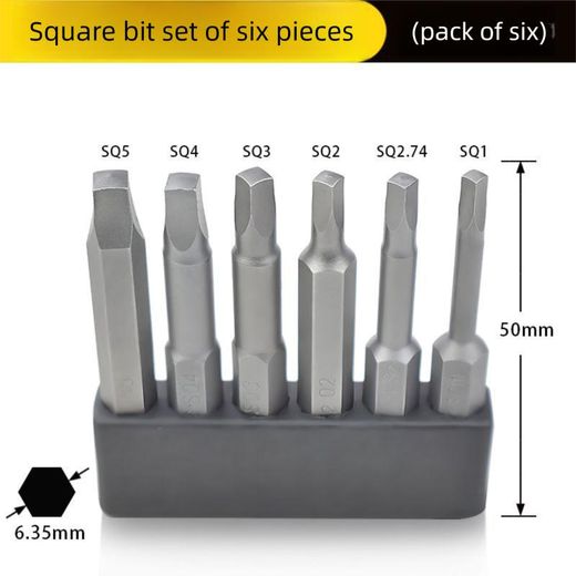 6pcs/set Nico Switch Socket Plug Board Special Screwdriver Special-shaped Bit UY Y-Type New Three-point