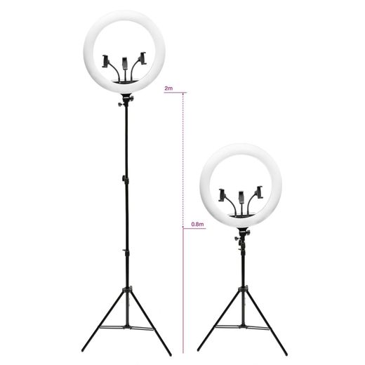 Generic Professional 18-Inch LED Ring Light Kit – Illuminate Every Shot with Style and Precision! - image 4