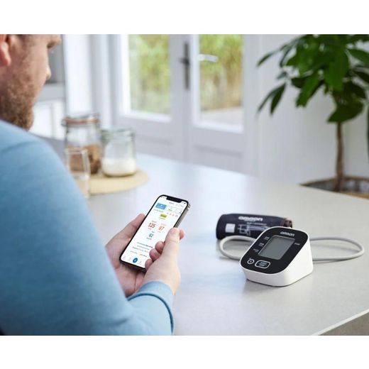 Omron Healthcare Automatic Upper Arm Blood Pressure Monitor (M2 Intelli IT+) - Grey - image 4