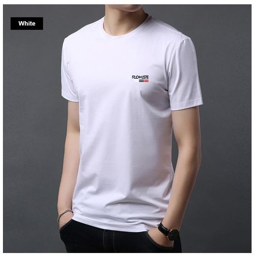 Fashion Men's 4in1  Ice Silk Elasticity Thin Top Breathable quick-dry Short Sleeve T-shirt - image 4