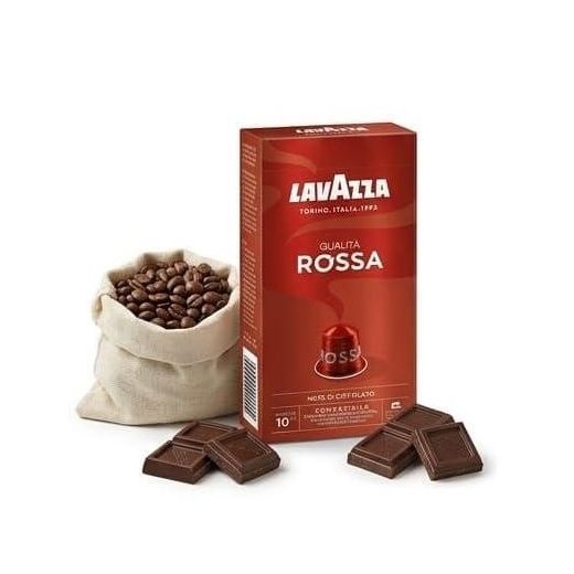 Lavazza  Qualità Rossa Nespresso Compatible Coffee Capsules - 10 Pods (57g)