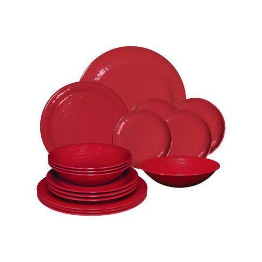 Generic 16 Piece Red Dinnerware Sets Red