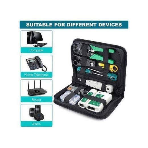 Generic Network Cable Crimping & Testing Tool Kit, Network Repair Tool, Professional Network Tool Kit, Network Cable Tester Kit, Patch Cable Tester - image 4