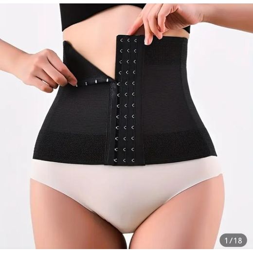 AD Heavy Duty Body Shaper Corset For Ladies (M) - Black