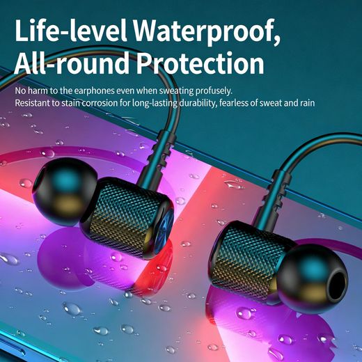 Generic Black Neckband Bluetooth Headphones - image 2
