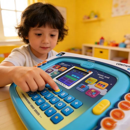 Generic Educational Tablet Toy for Children - Blue - image 2