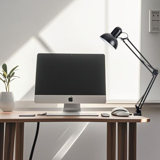 Generic Modern Adjustable LED Desk Lamp – Black - image 2