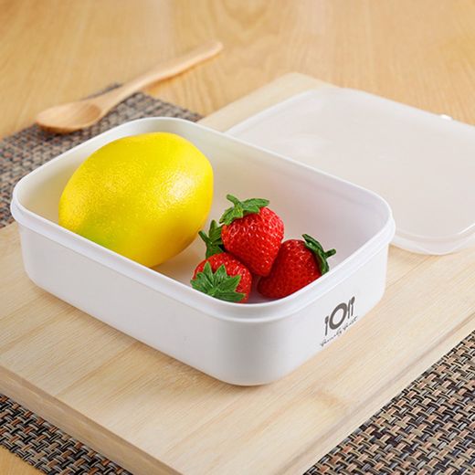 5 Pcs Microwave Food Storage Container - 900ml - White