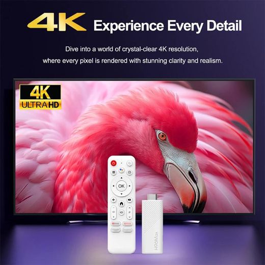 Genera H96 Max Android TV Stick-white - image 3